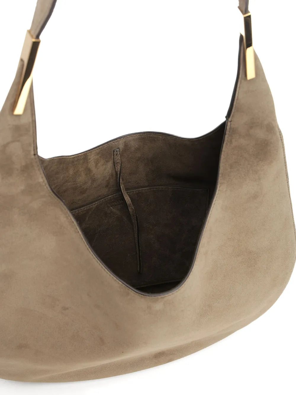 Savette Suede Crescent Shoulder Bag — Same as shown — Size One Size — Back View