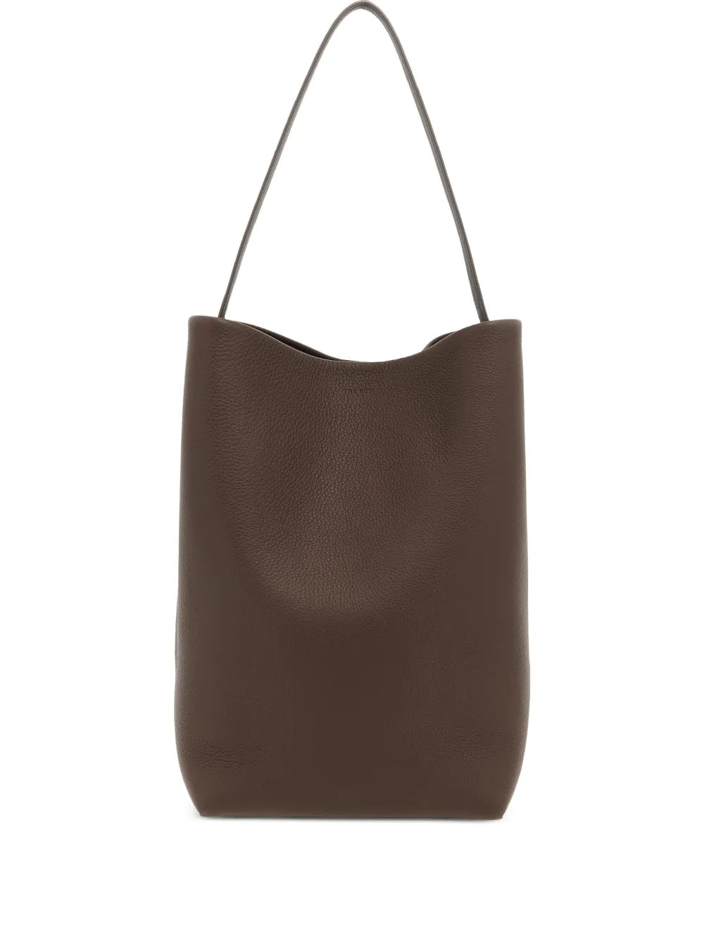 The Row Ns Park Grain Leather Shoulder Bag — Same as shown — Size One Size — Front View