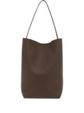 The Row Ns Park Grain Leather Shoulder Bag — Same as shown — Size One Size — Front View