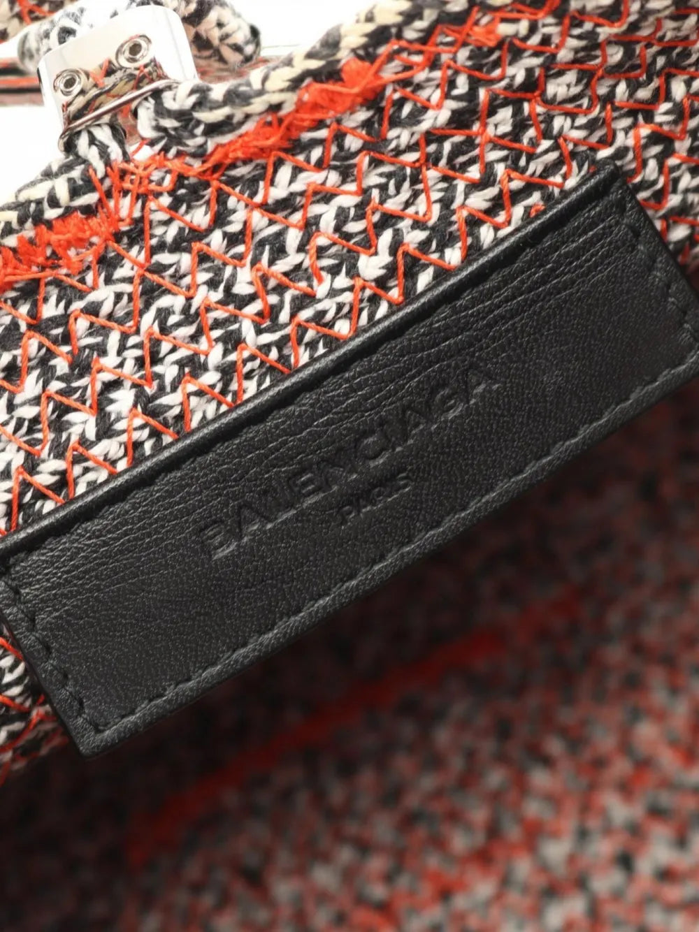 Balenciaga Pre Owned 2000S Zigzag Open Top Shoulder Bag — Same as shown — Size One Size — Top View