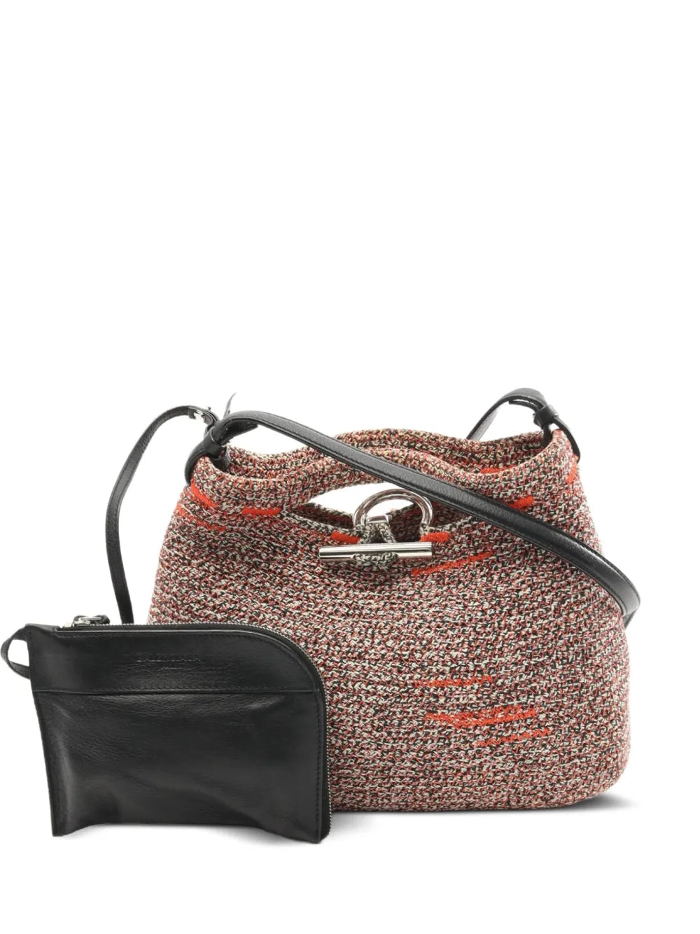 Balenciaga Pre Owned 2000S Zigzag Open Top Shoulder Bag — Same as shown — Size One Size — Front View