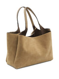 Tods Suede Leather Shopping Bag — Same as shown — Size One Size — Front View