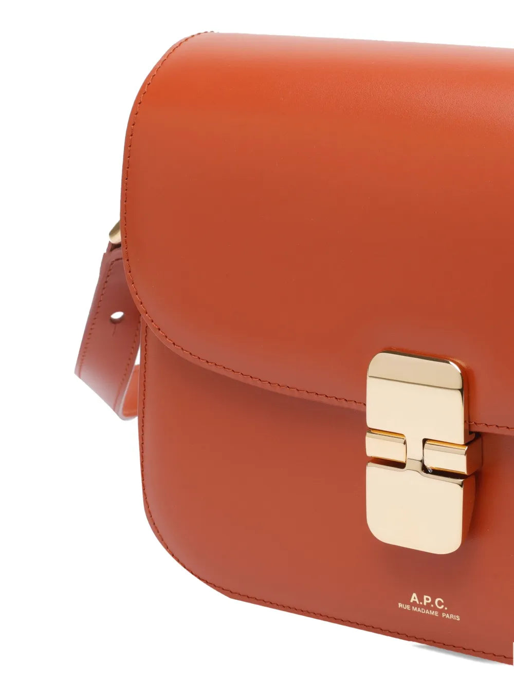 Apc Small Grace Calf Leather Shoulder Bag — Same as shown — Size One Size — Top View
