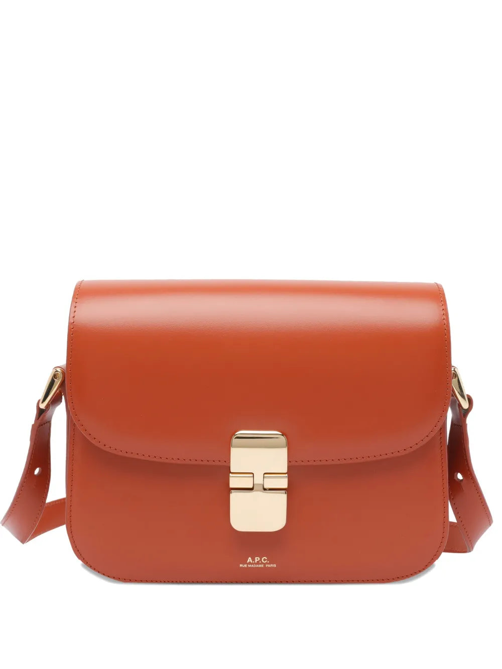 Apc Small Grace Calf Leather Shoulder Bag — Same as shown — Size One Size — Front View