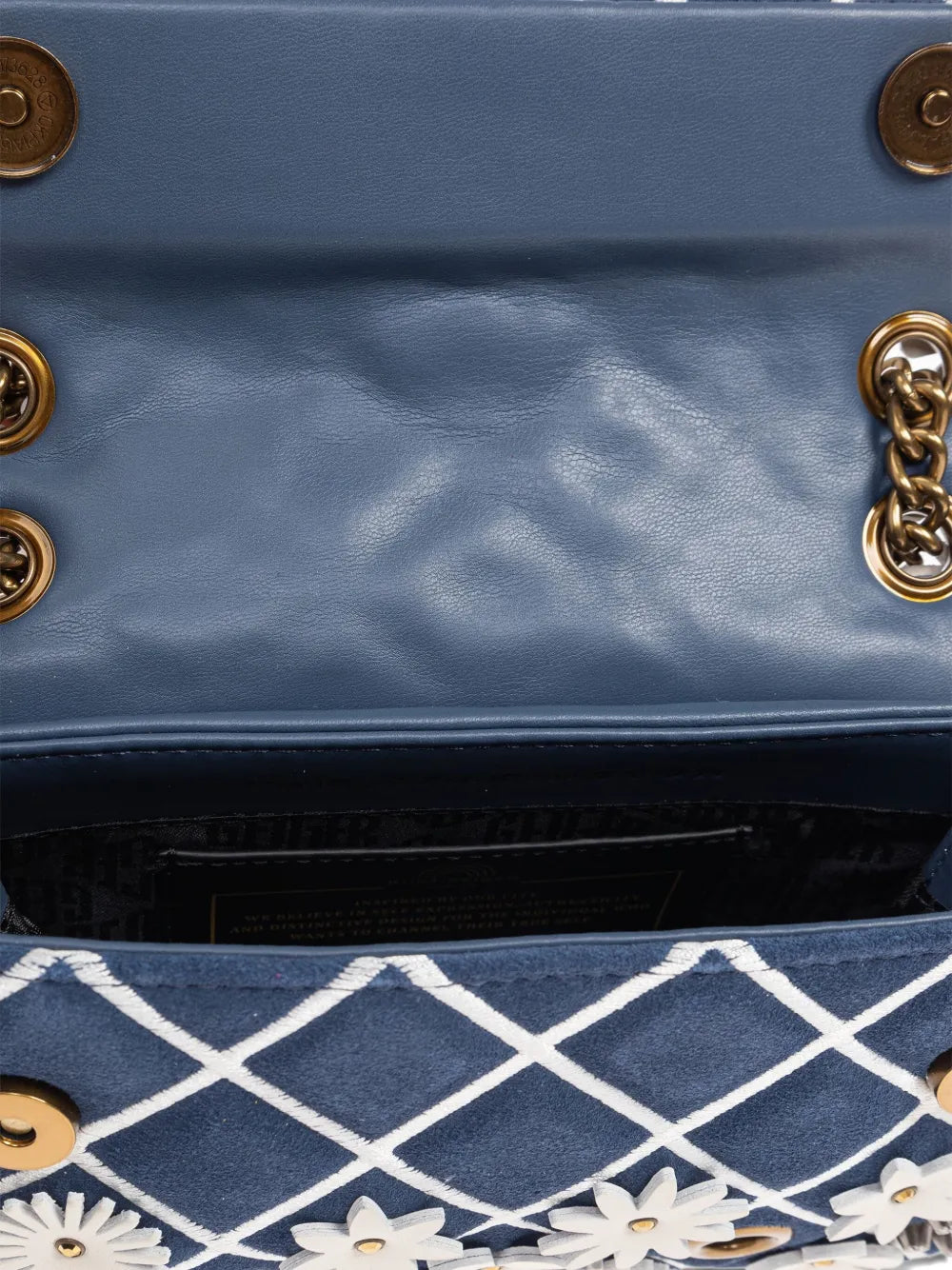 Kurt Geiger London Small Kensington Flower Embellished Shoulder Bag — Same as shown — Size One Size — Detail View