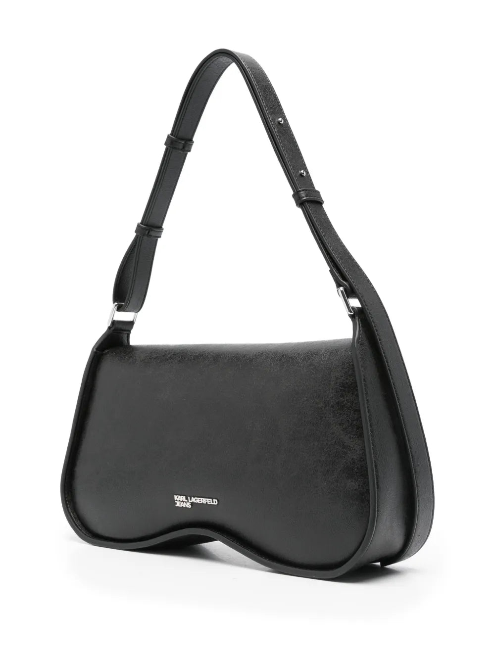 Karl Lagerfeld K Logo Curved Shoulder Bag — Same as shown — Size One Size — Back View