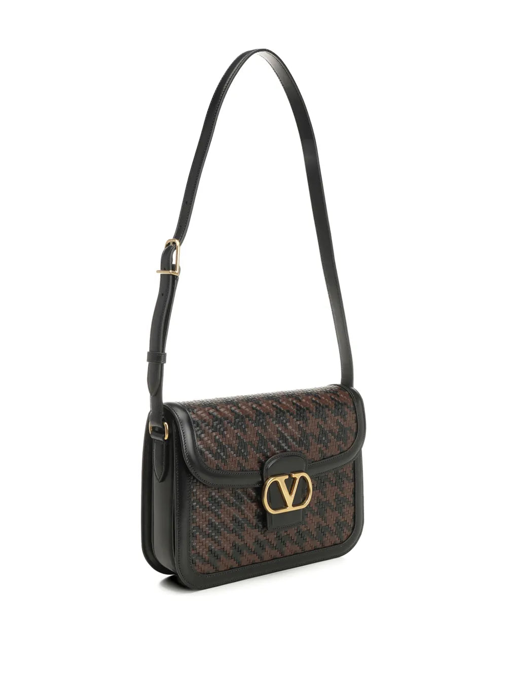 Valentino Garavani Small 9To5 Leather Shoulder Bag — Same as shown — Size One Size — Back View