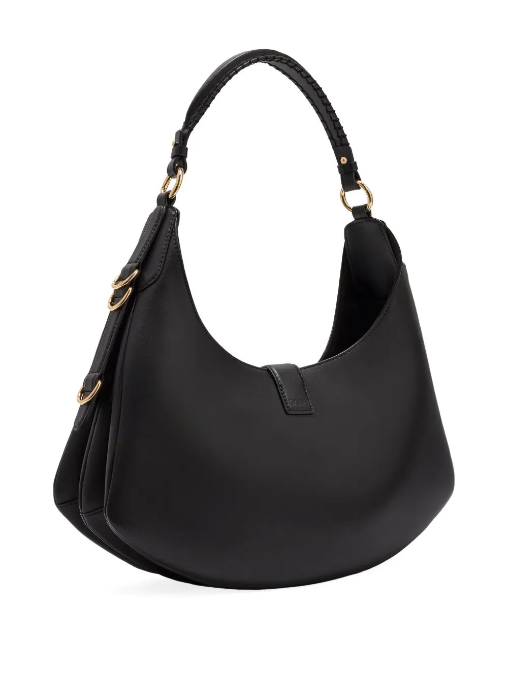 Ganni Crescent Shoulder Bag — Same as shown — Size One Size — Back View