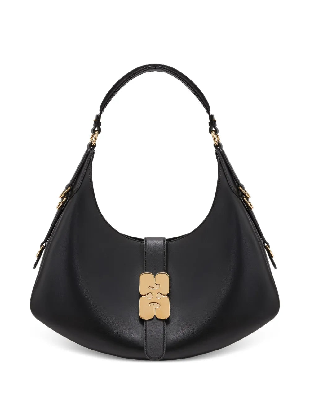 Ganni Crescent Shoulder Bag — Same as shown — Size One Size — Front View