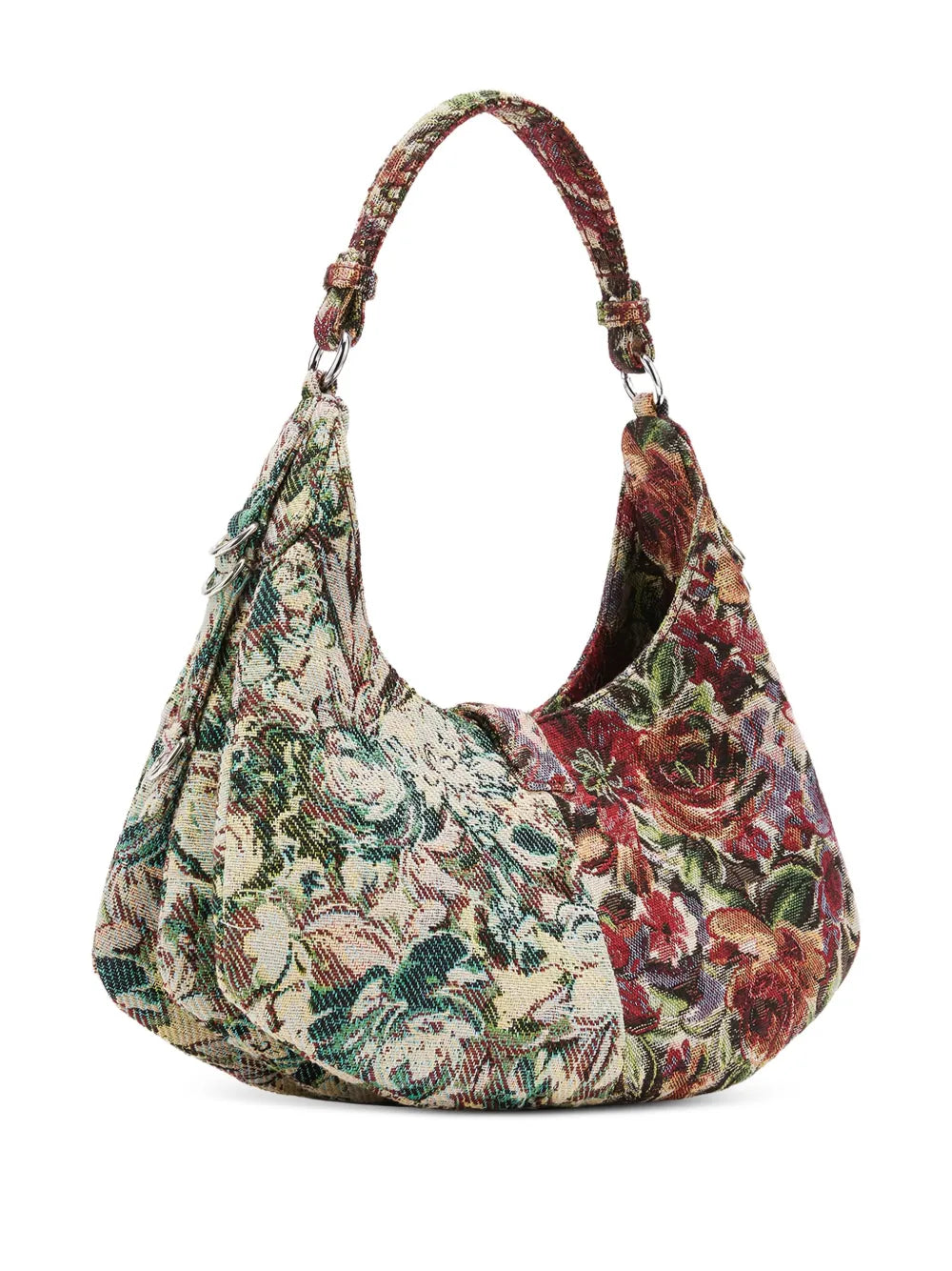Ganni Small Kat Floral Tapestry Shoulder Bag — Same as shown — Size One Size — Back View