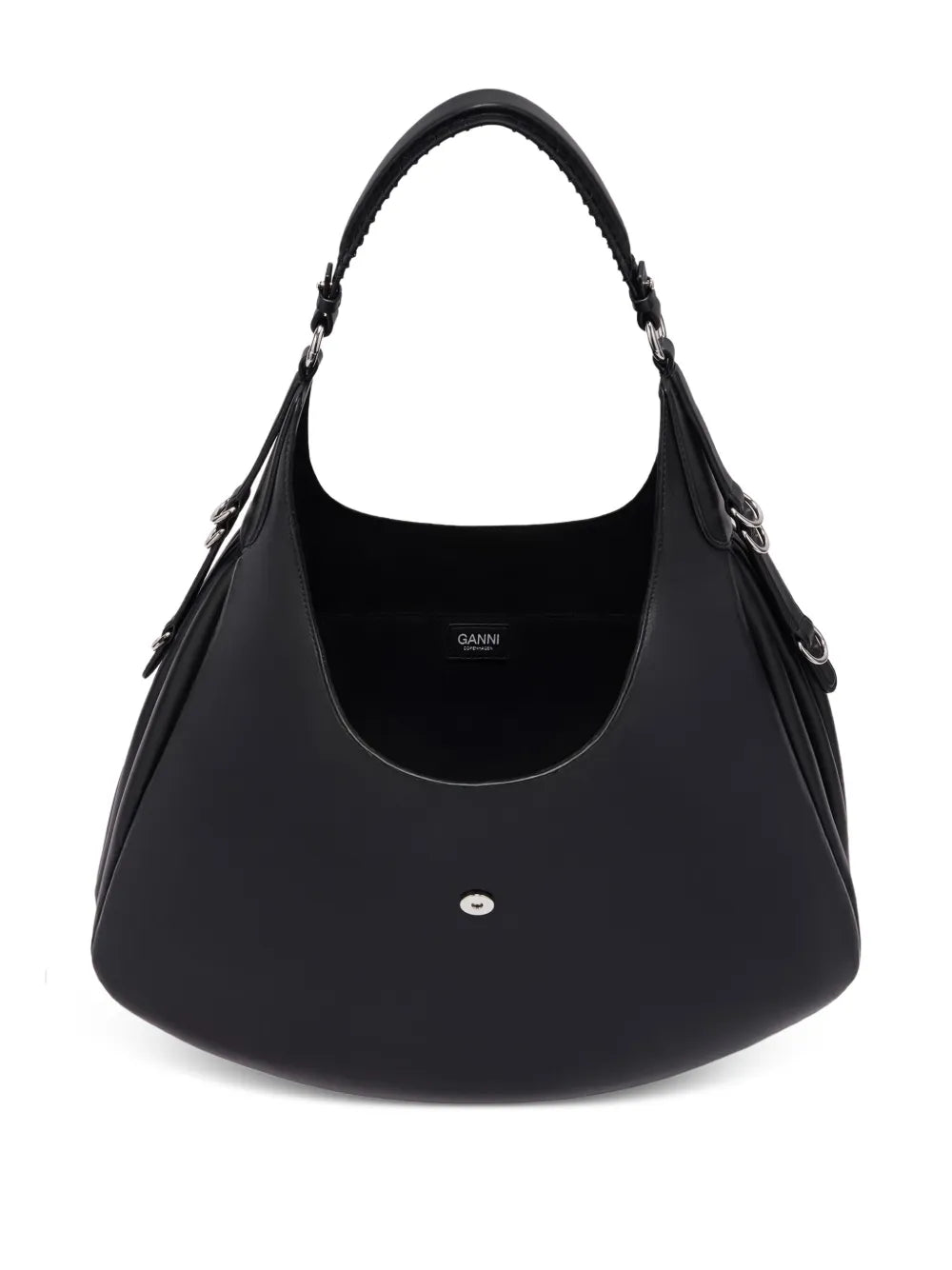 Ganni Hardware Detail Shoulder Bag — Same as shown — Size One Size — Top View