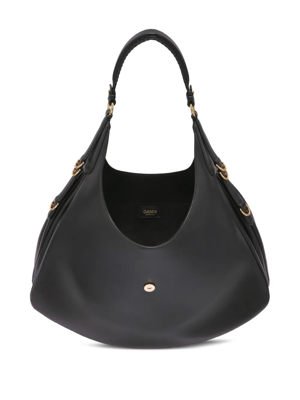 Ganni Detailed Hardware Shoulder Bag — Same as shown — Size One Size — Top View