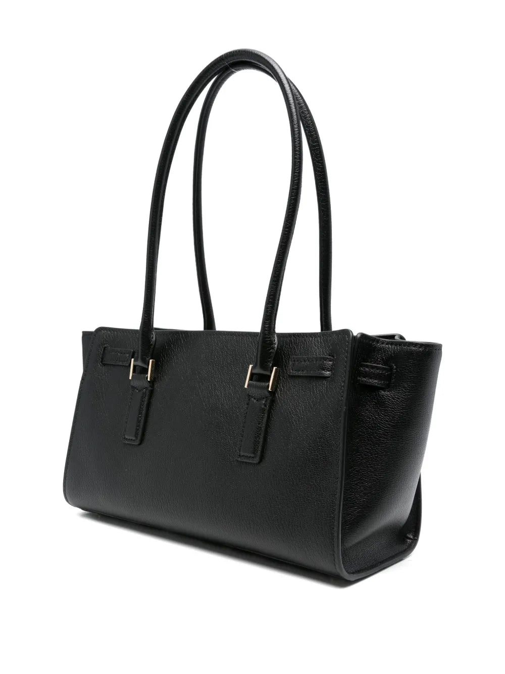 Michael Michael Kors Double Handle Leather Shoulder Bag — Same as shown — Size One Size — Back View