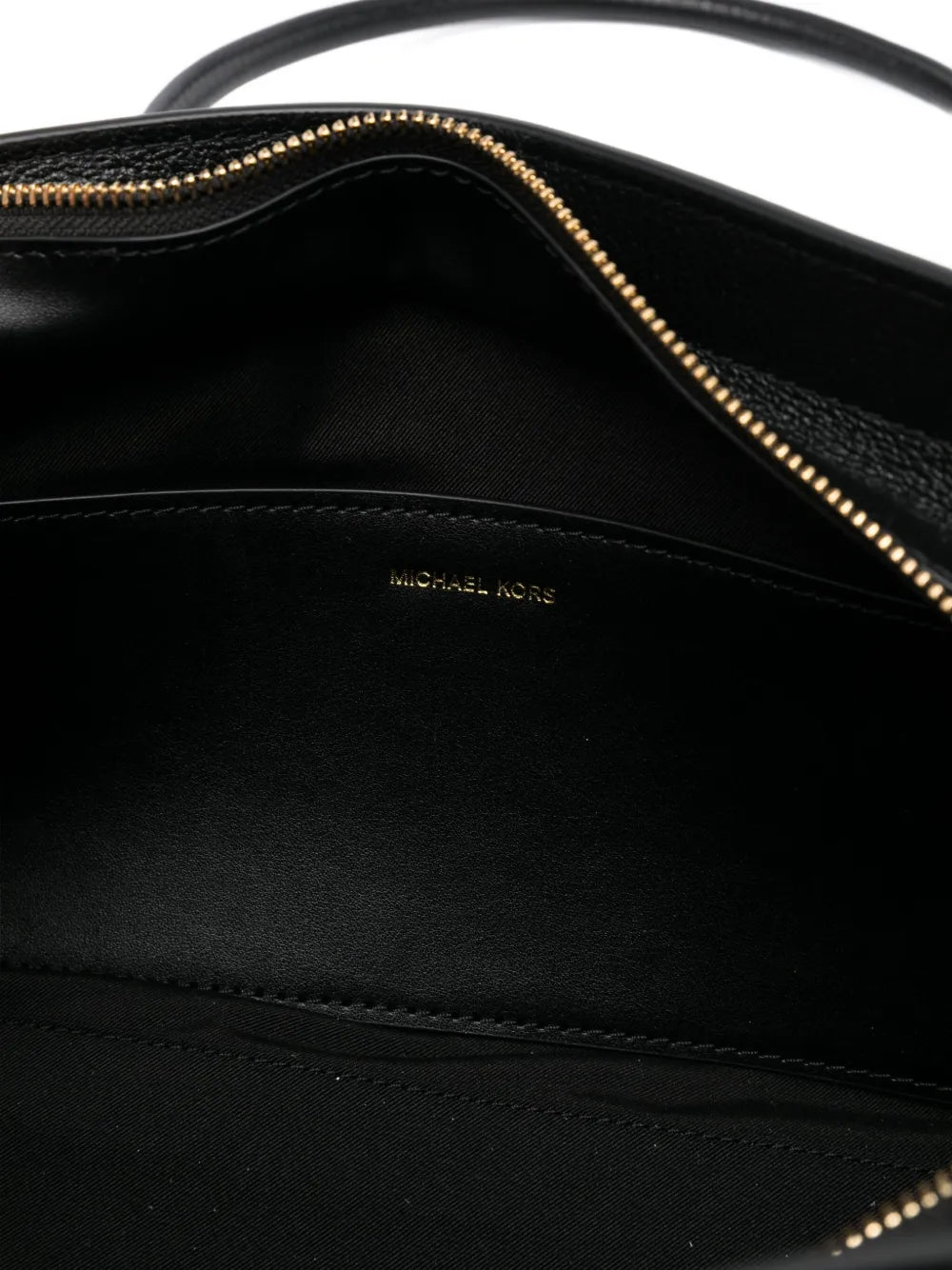 Michael Michael Kors Double Handle Leather Shoulder Bag — Same as shown — Size One Size — Detail View