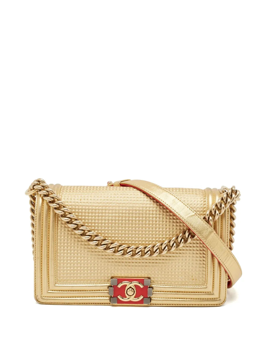 Chanel Pre Owned Boy Chanel Shoulder Bag — Same as shown — Size One Size — Front View