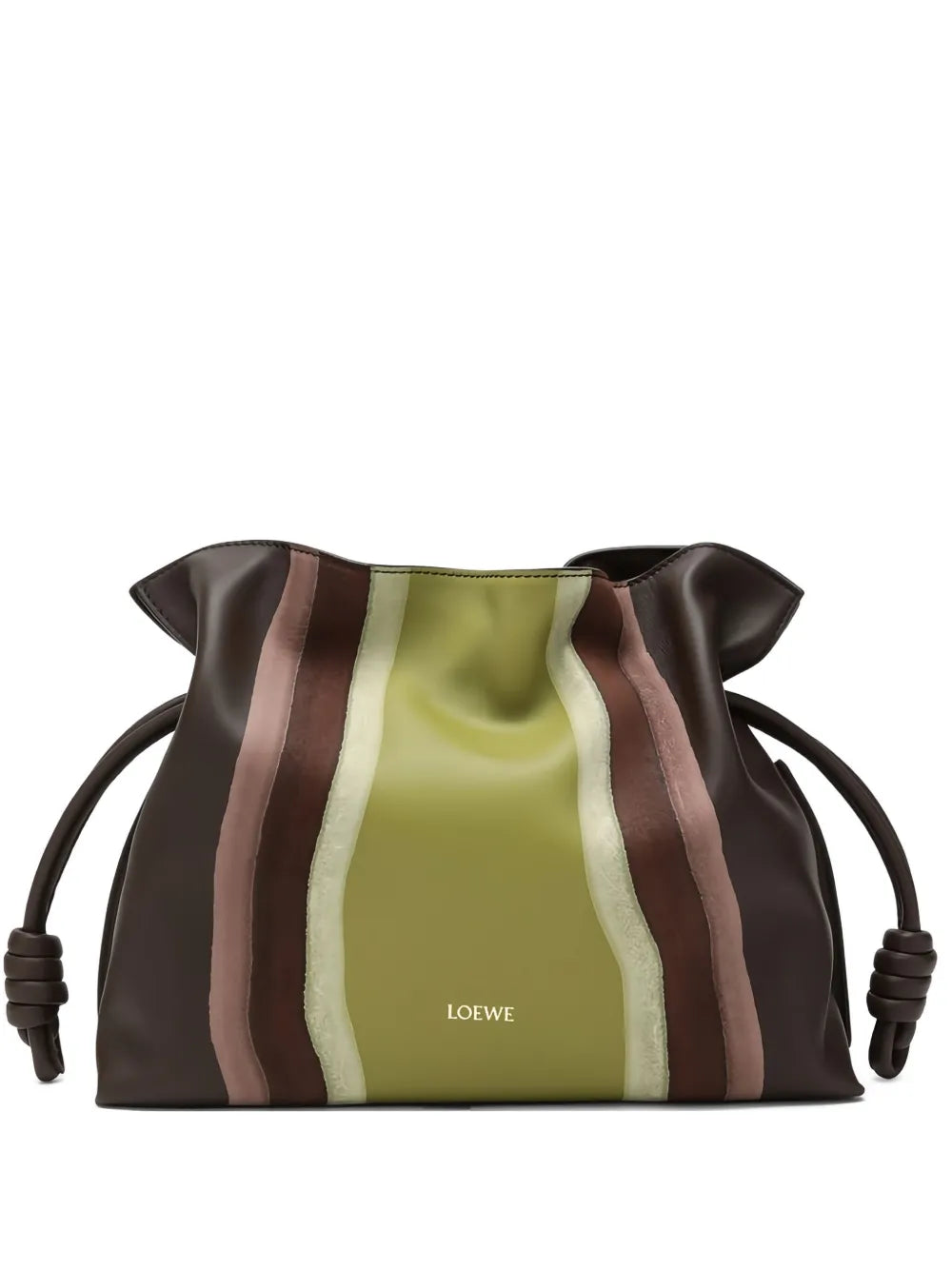 Loewe Medium Flamenco Clutch Bag — Same as shown — Size One Size — Front View