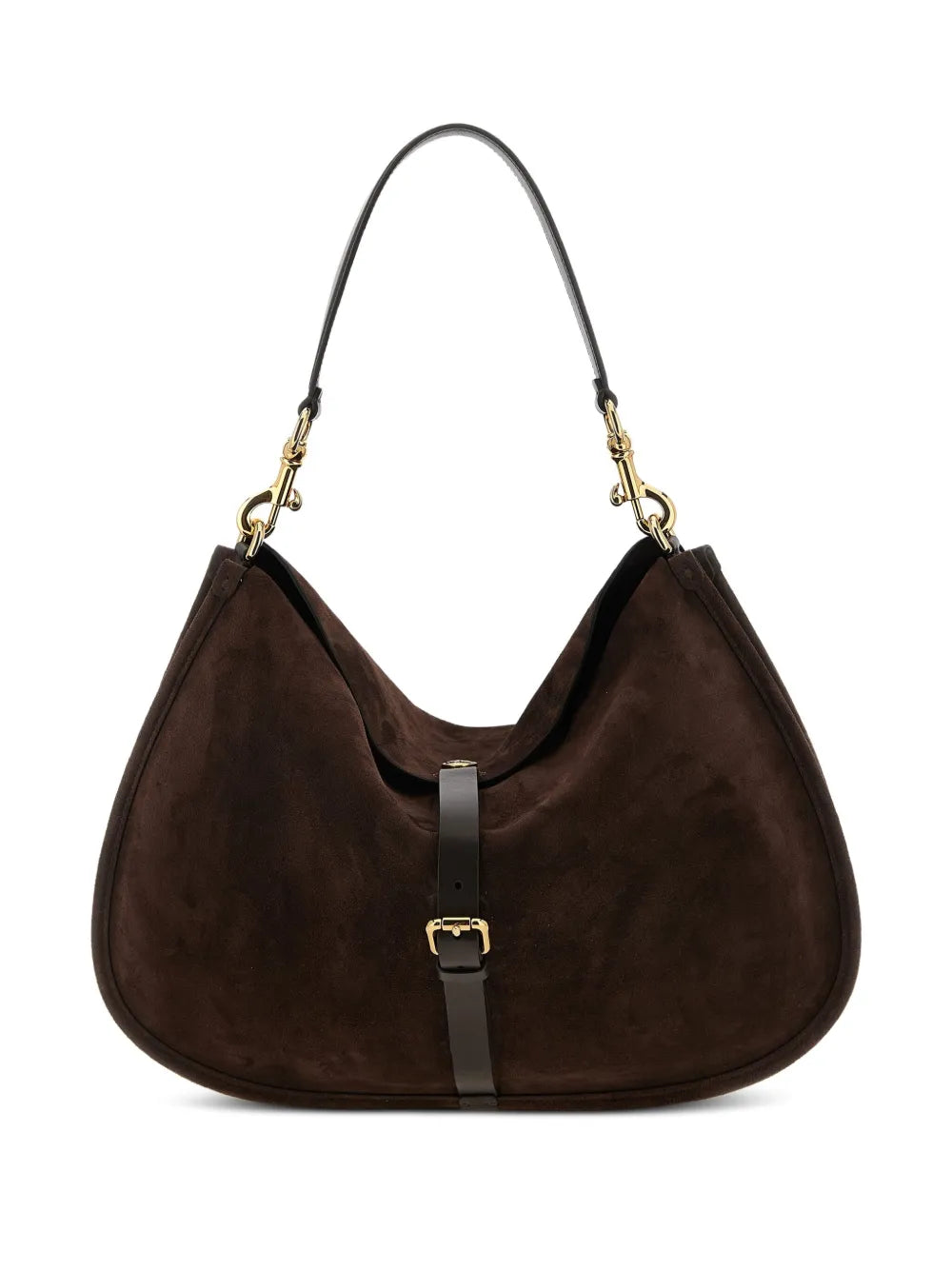 Etro Large Buckle Shoulder Bag — Same as shown — Size One Size — Front View
