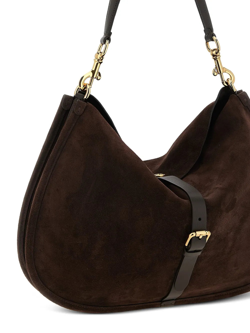 Etro Large Buckle Shoulder Bag — Same as shown — Size One Size — Back View