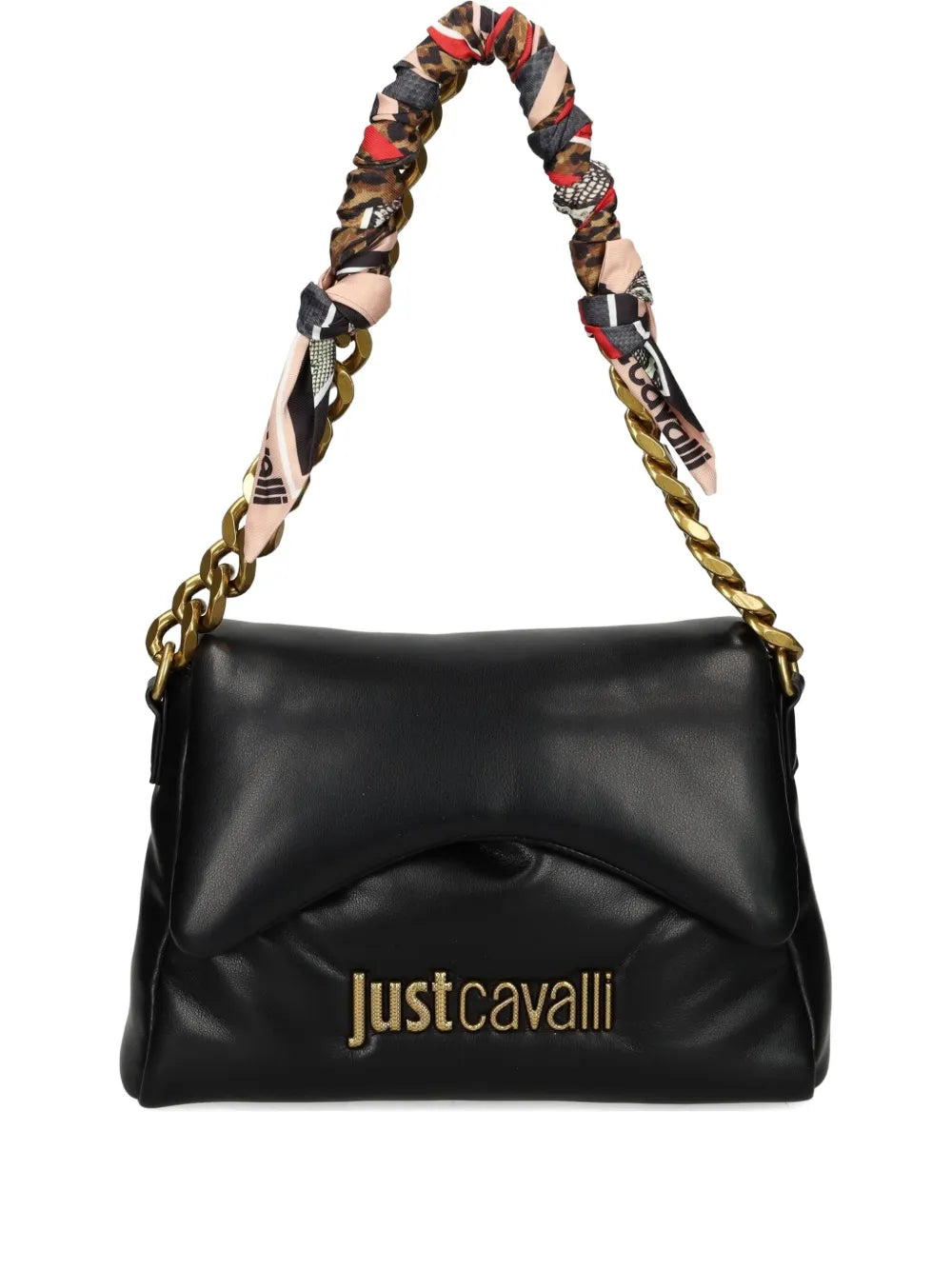 Just Cavalli Padded Chain Strap Shoulder Bag — Same as shown — Size One Size — Front View