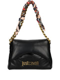 Just Cavalli Padded Chain Strap Shoulder Bag — Same as shown — Size One Size — Front View