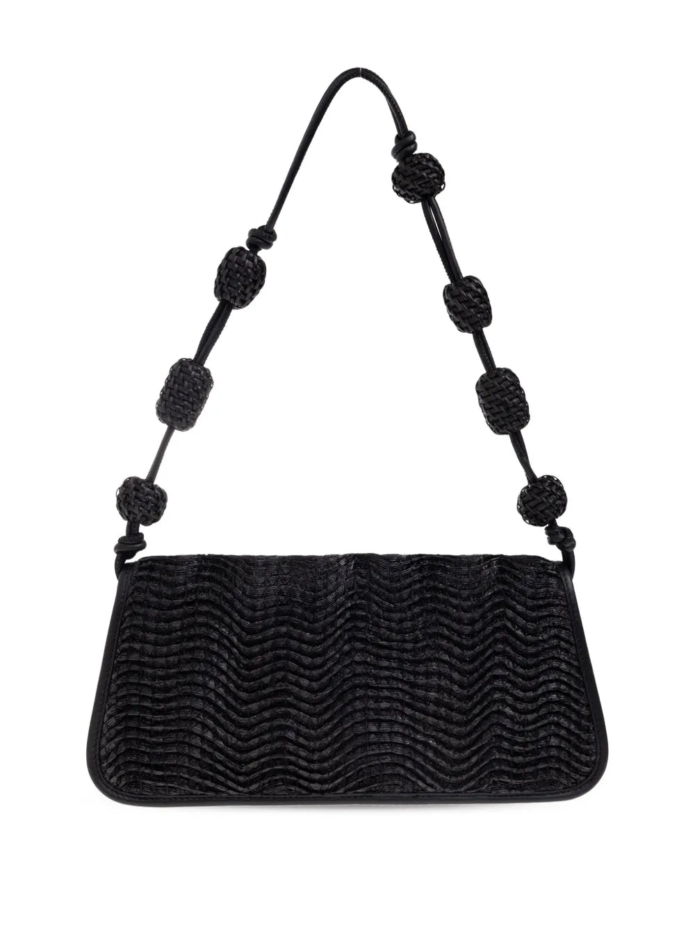 Cult Gaia Small Sunniva Raffia Shoulder Bag — Same as shown — Size One Size — Back View