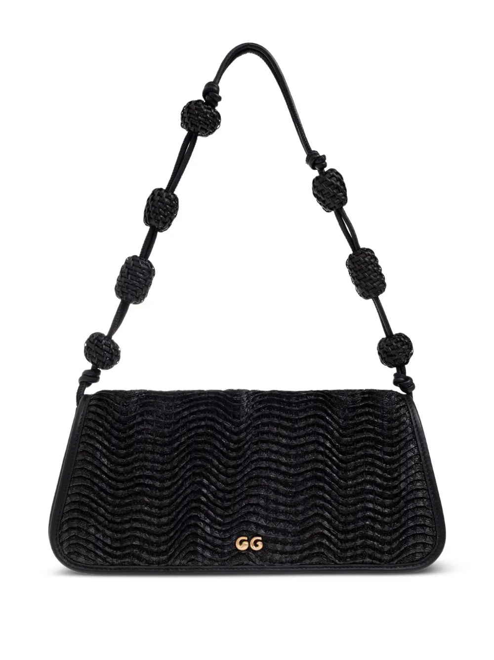Cult Gaia Small Sunniva Raffia Shoulder Bag — Same as shown — Size One Size — Front View