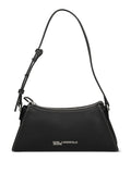 Karl Lagerfeld Jeans Zip Detail Curved Shoulder Bag — Same as shown — Size One Size — Front View