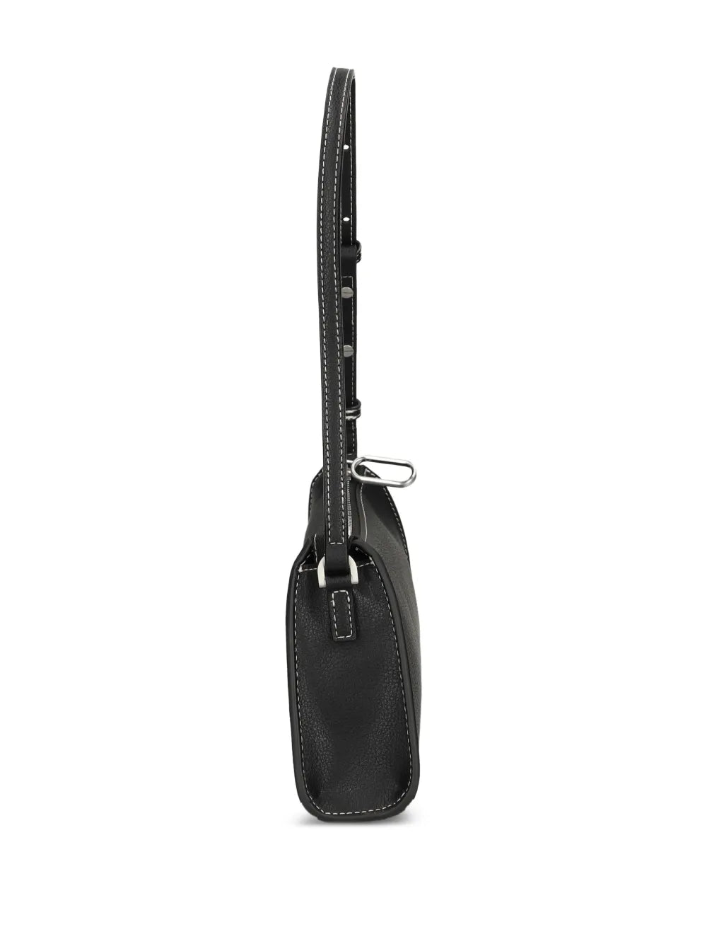 Karl Lagerfeld Jeans Zip Detail Curved Shoulder Bag — Same as shown — Size One Size — Top View