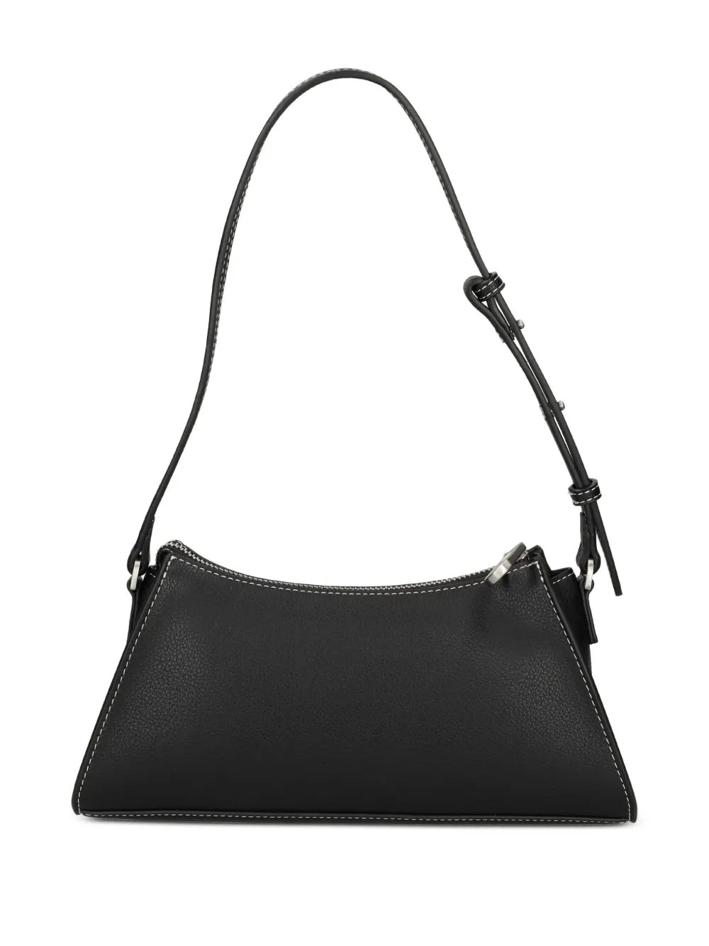 Karl Lagerfeld Jeans Zip Detail Curved Shoulder Bag — Same as shown — Size One Size — Side View