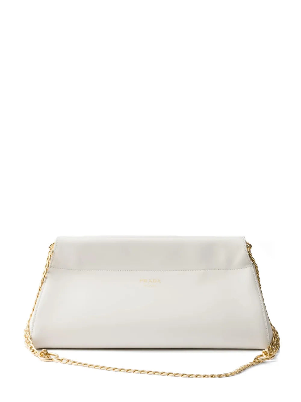 Prada Enchaine Chain Strap Leather Shoulder Bag — Same as shown — Size One Size — Front View