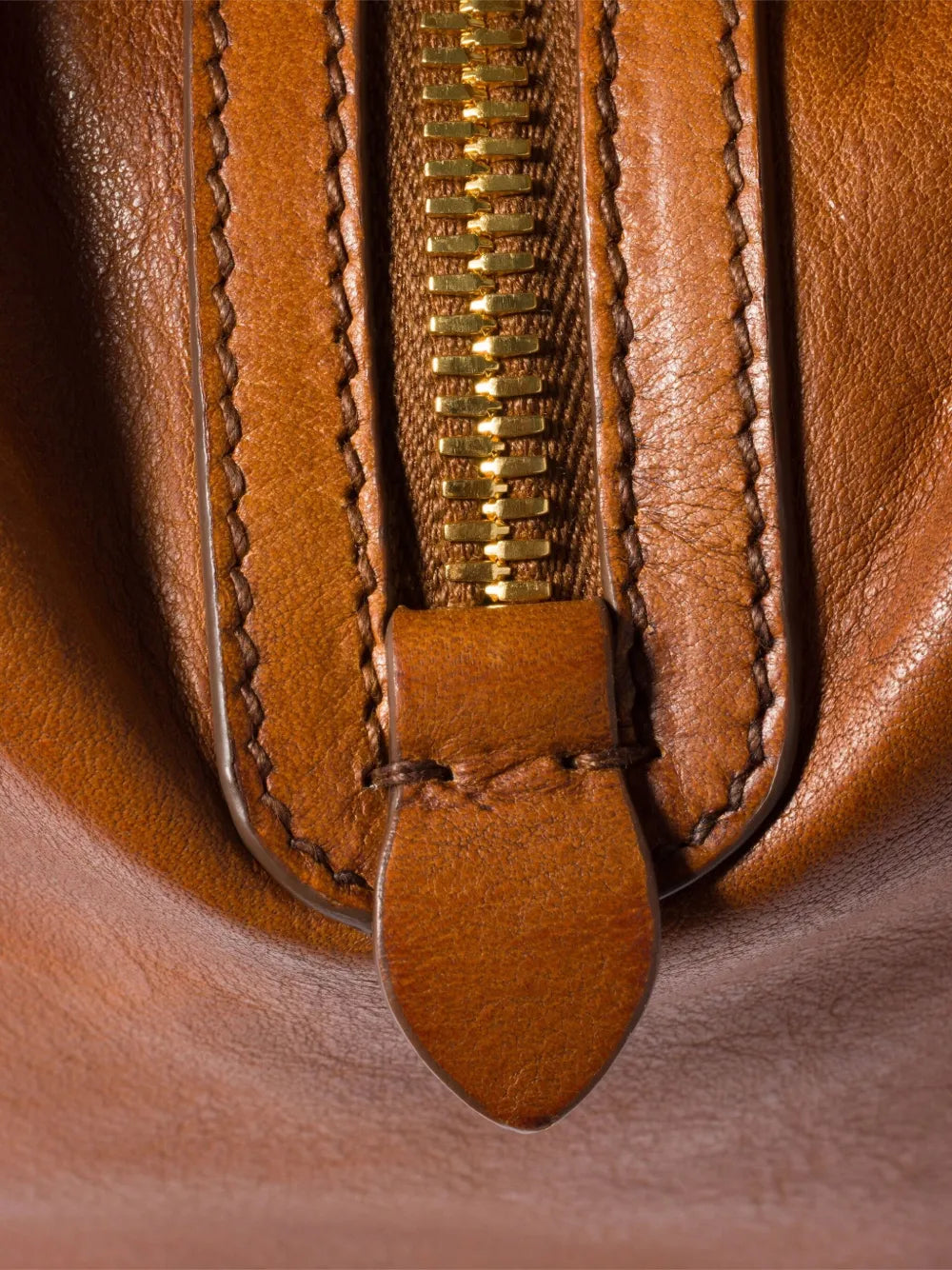 Miu Miu Leather Zipped Shoulder Bag — Same as shown — Size One Size — Top View