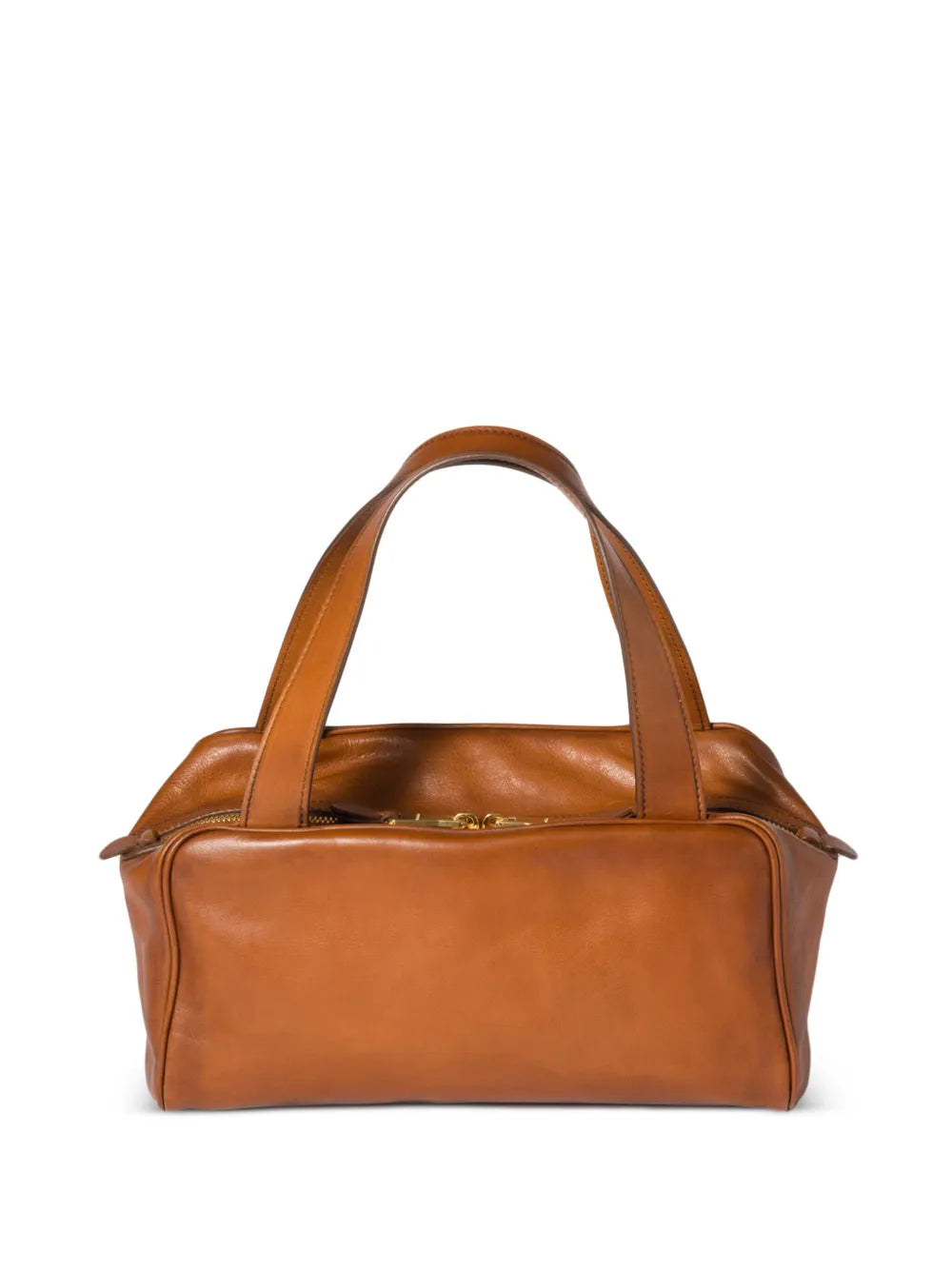 Miu Miu Leather Zipped Shoulder Bag — Same as shown — Size One Size — Back View