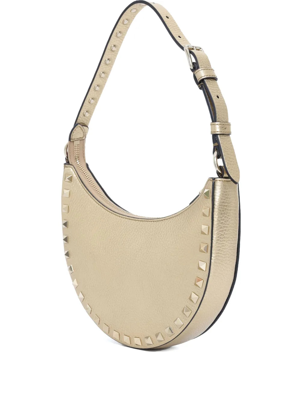 Valentino Garavani Rockstud Leather Shoulder Bag — Same as shown — Size One Size — Front View