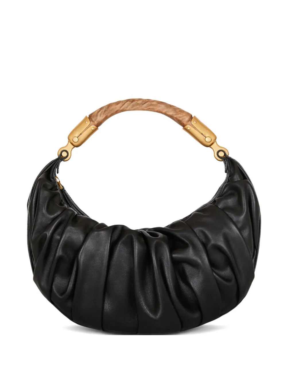 Balmain Medium Ebene Shoulder Bag — Same as shown — Size One Size — Front View