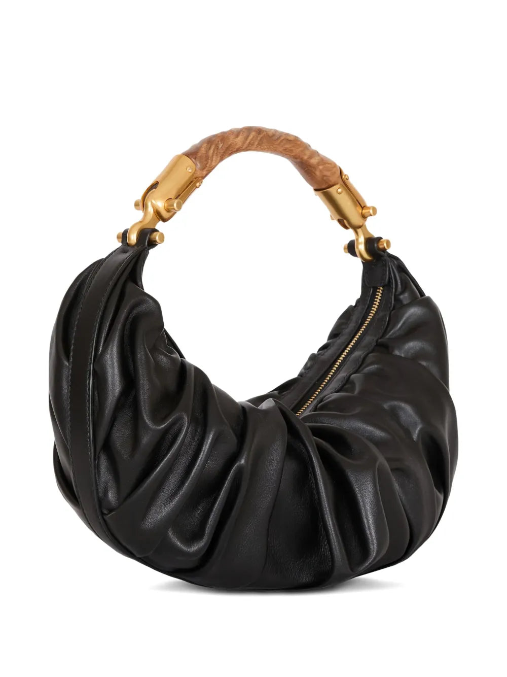 Balmain Medium Ebene Shoulder Bag — Same as shown — Size One Size — Back View
