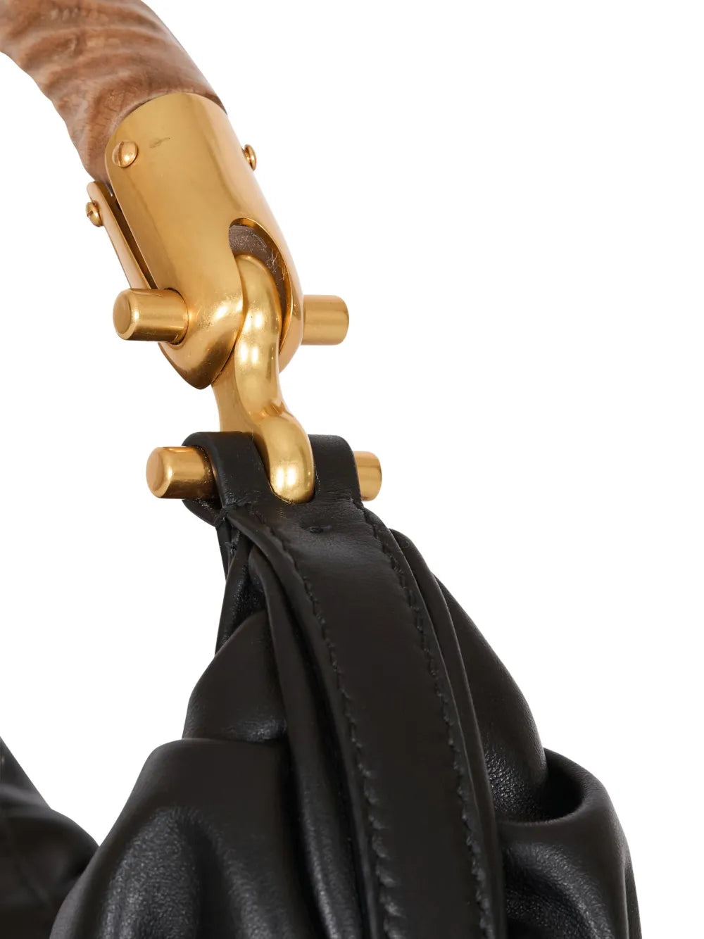 Balmain Medium Ebene Shoulder Bag — Same as shown — Size One Size — Top View