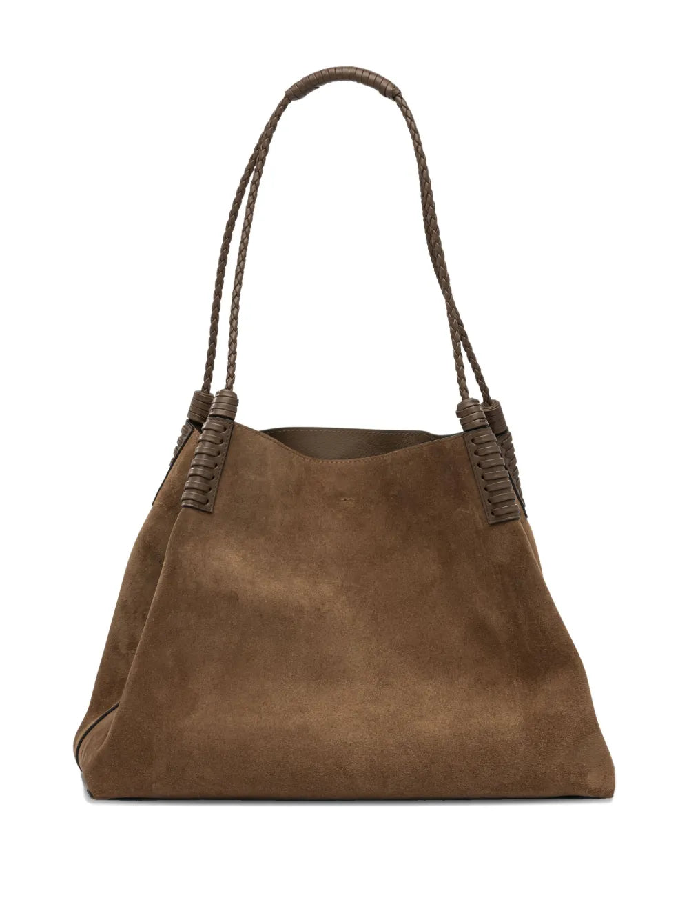 Etro Medium Libra Braided Handle Suede Tote Bag — Same as shown — Size One Size — Side View