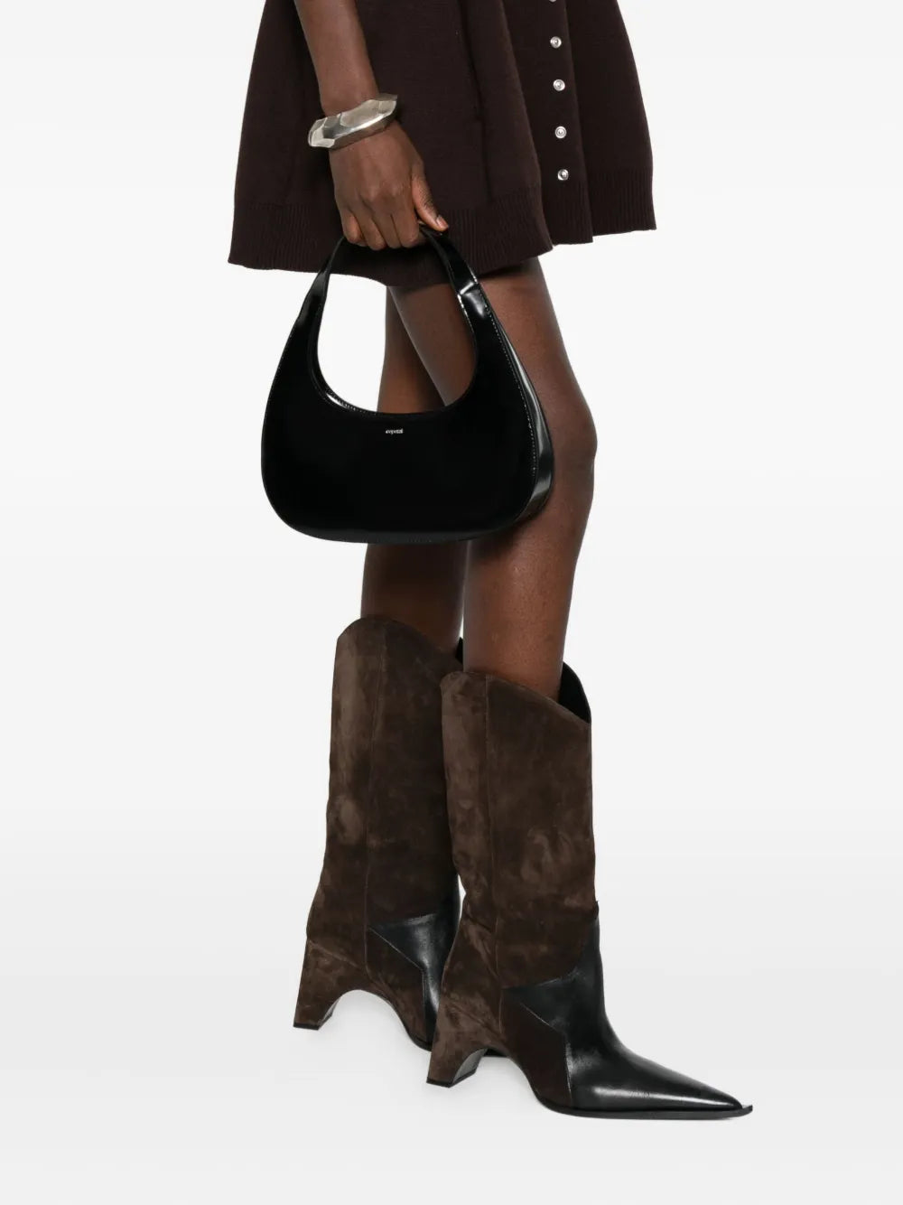 Coperni Leather Shoulder Bag — Same as shown — Size One Size — Side View