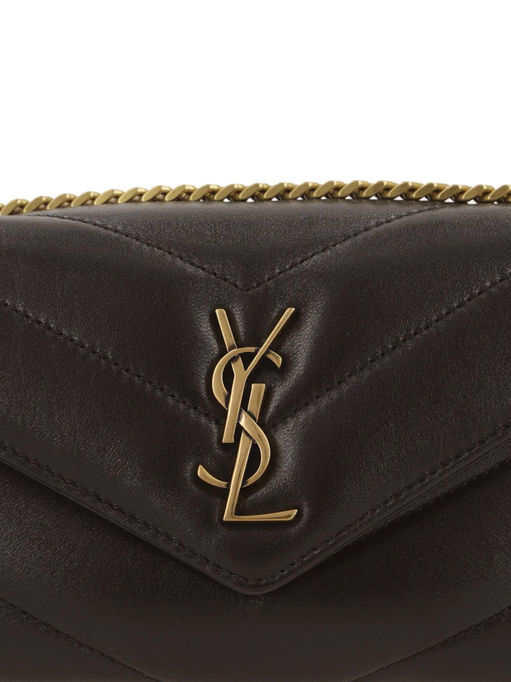 Saint Laurent Mini Loulou Shoulder Bag — Same as shown — Size One Size — Top View