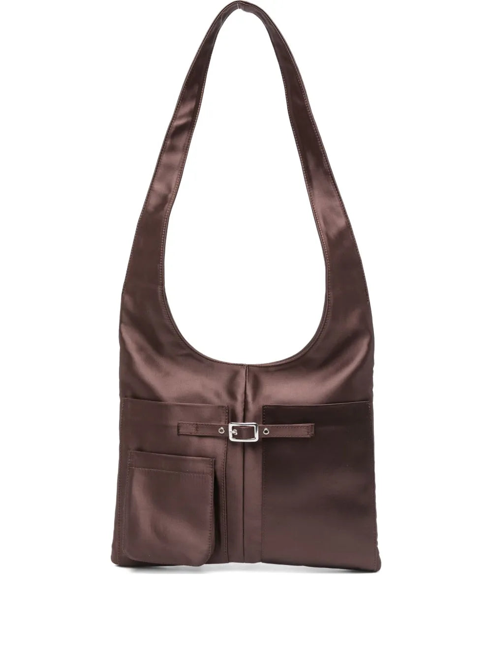 Gimaguas Blanca Satin Shoulder Bag — Same as shown — Size One Size — Front View