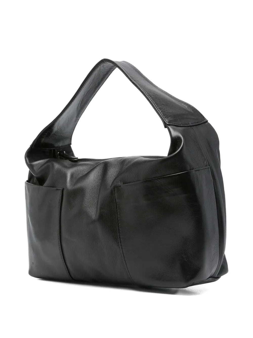 Gimaguas Leather Top Handle Shoulder Bag — Same as shown — Size One Size — Back View
