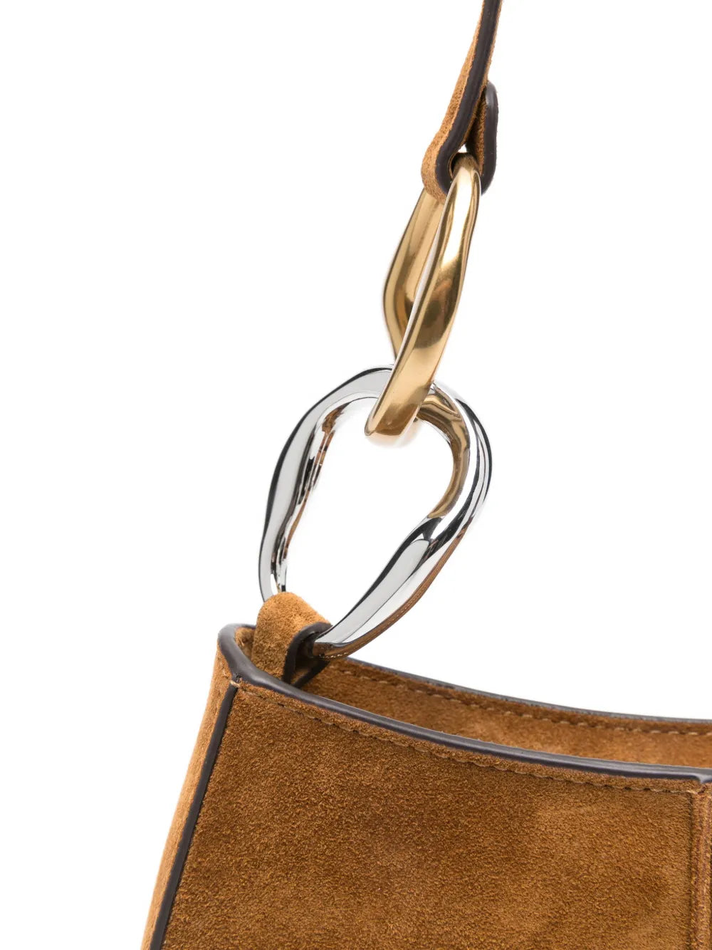 Staud Ollie Panelled Shoulder Bag — Same as shown — Size One Size — Top View