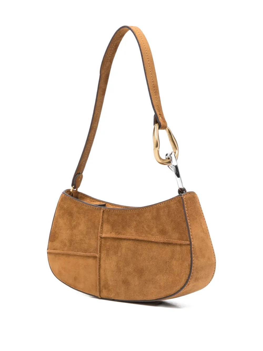 Staud Ollie Panelled Shoulder Bag — Same as shown — Size One Size — Back View