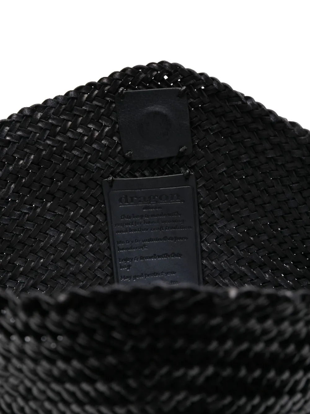 Dragon Diffusion Santa Marta Woven Leather Shoulder Bag — Same as shown — Size One Size — Detail View