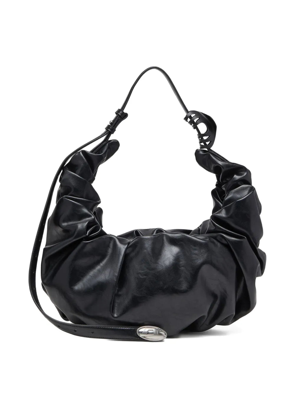 Diesel Large Grab D Scrunched Shoulder Bag — Same as shown — Size One Size — Side View