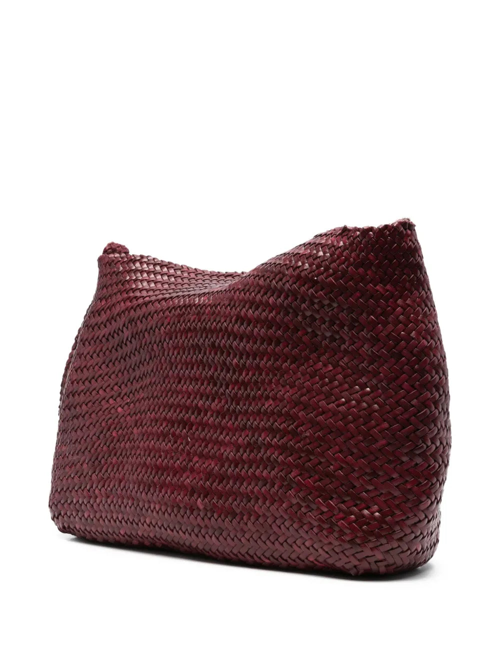 Dragon Diffusion Woven Leather Shoulder Bag — Same as shown — Size One Size — Back View