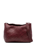 Dragon Diffusion Woven Leather Shoulder Bag — Same as shown — Size One Size — Front View