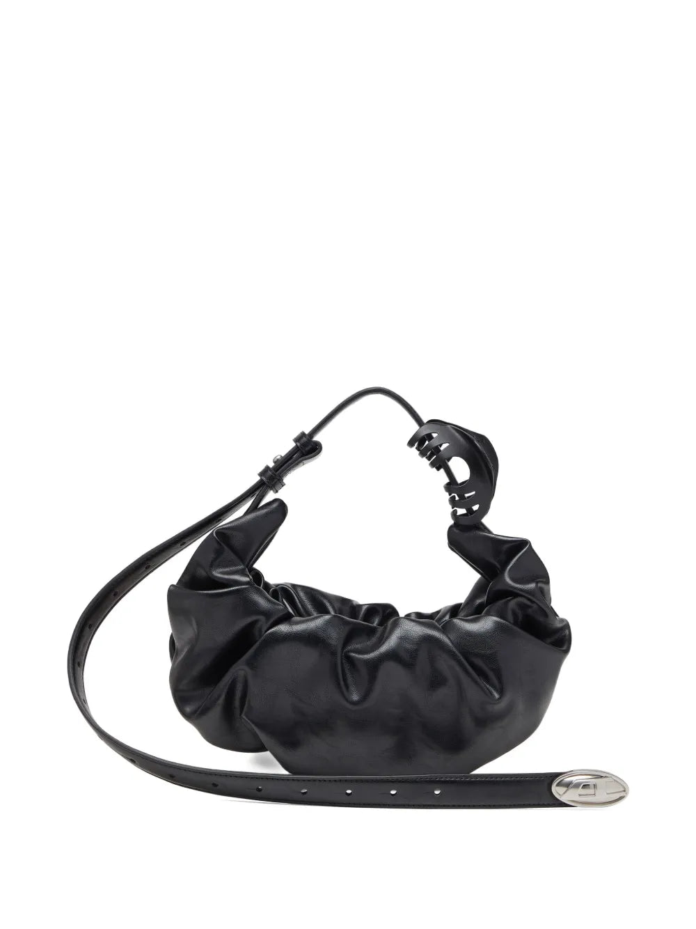 Diesel Small Grab D Scrunched Shoulder Bag — Same as shown — Size One Size — Side View