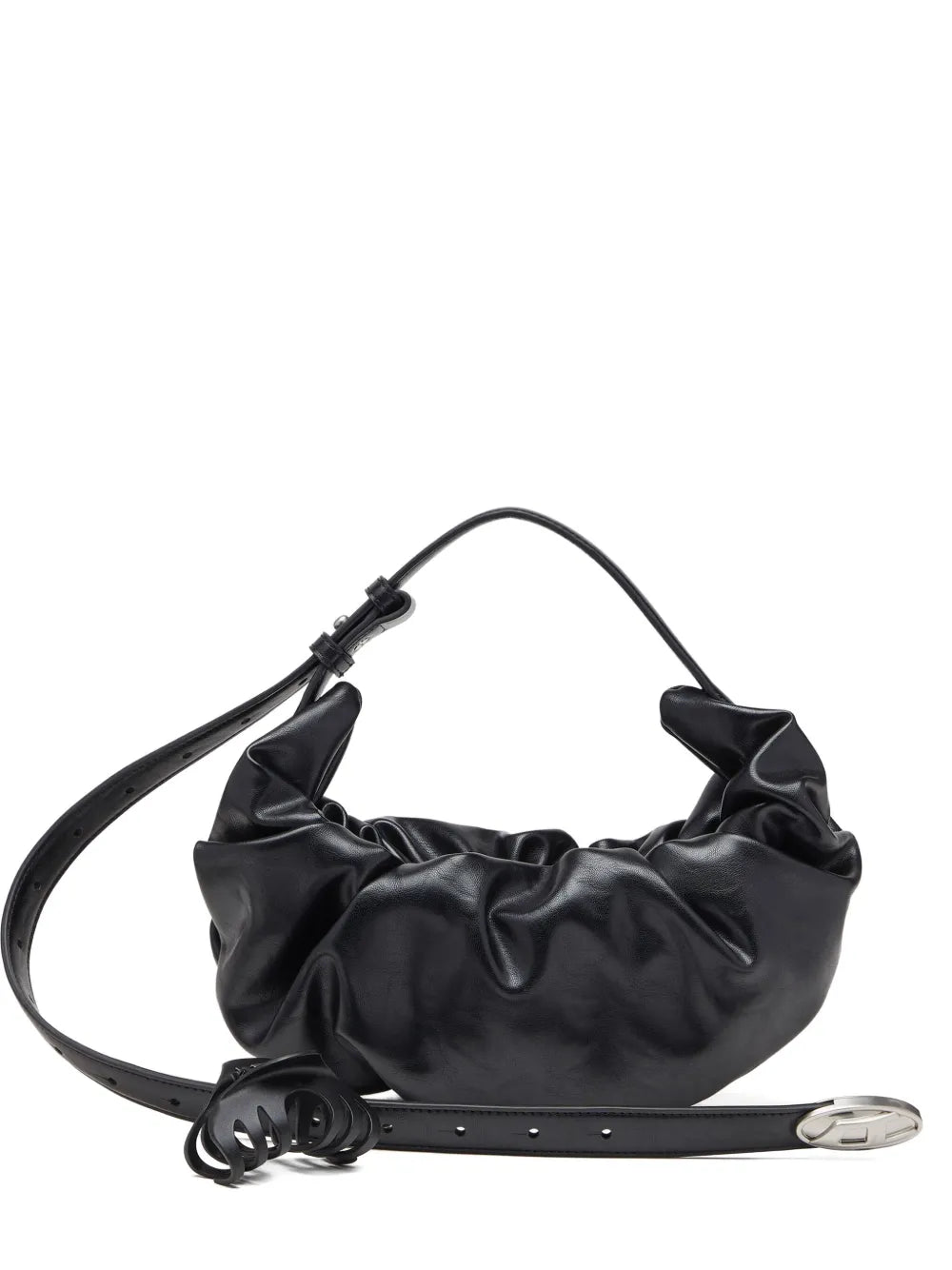 Diesel Small Grab D Scrunched Shoulder Bag — Same as shown — Size One Size — Front View
