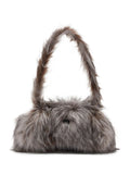 Diesel Faux Fur Top Handle Shoulder Bag — Same as shown — Size One Size — Front View